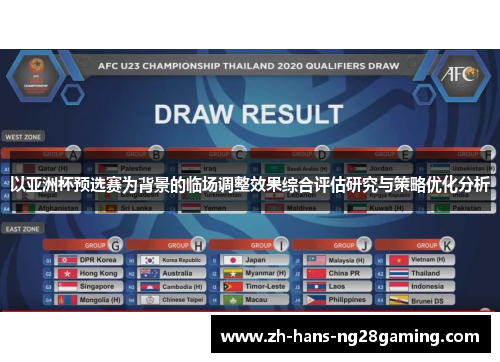 以亚洲杯预选赛为背景的临场调整效果综合评估研究与策略优化分析 以亚洲杯预选赛为背景的临场调整效果综合评估研究与策略优化分析